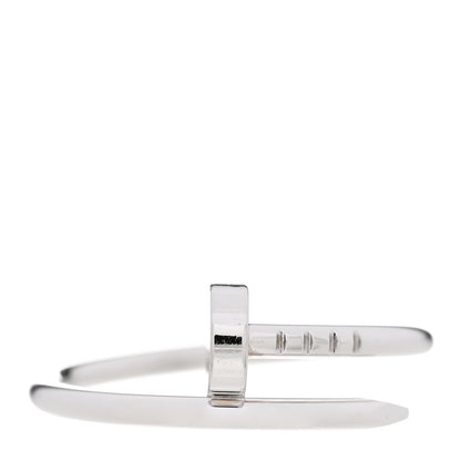 Cartier 18K White Gold Small Juste Un Clou Ring 56 7.5 1 of 8
