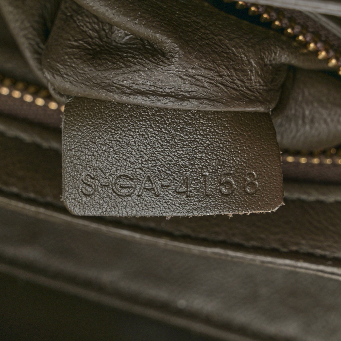 Calfskin Quilted Medium C Bag Khaki