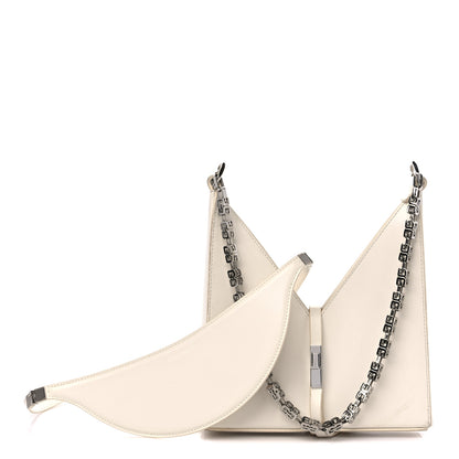 Givenchy Box Calfskin Mini Cut Out Shoulder Bag Ivory 1 of 16