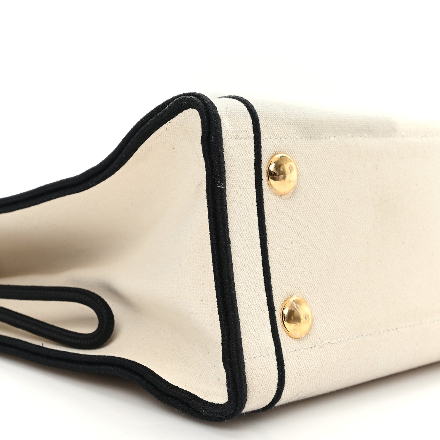 Fendi Canvas Logo Large Shopping Tote Grezzo Black 9 of 13