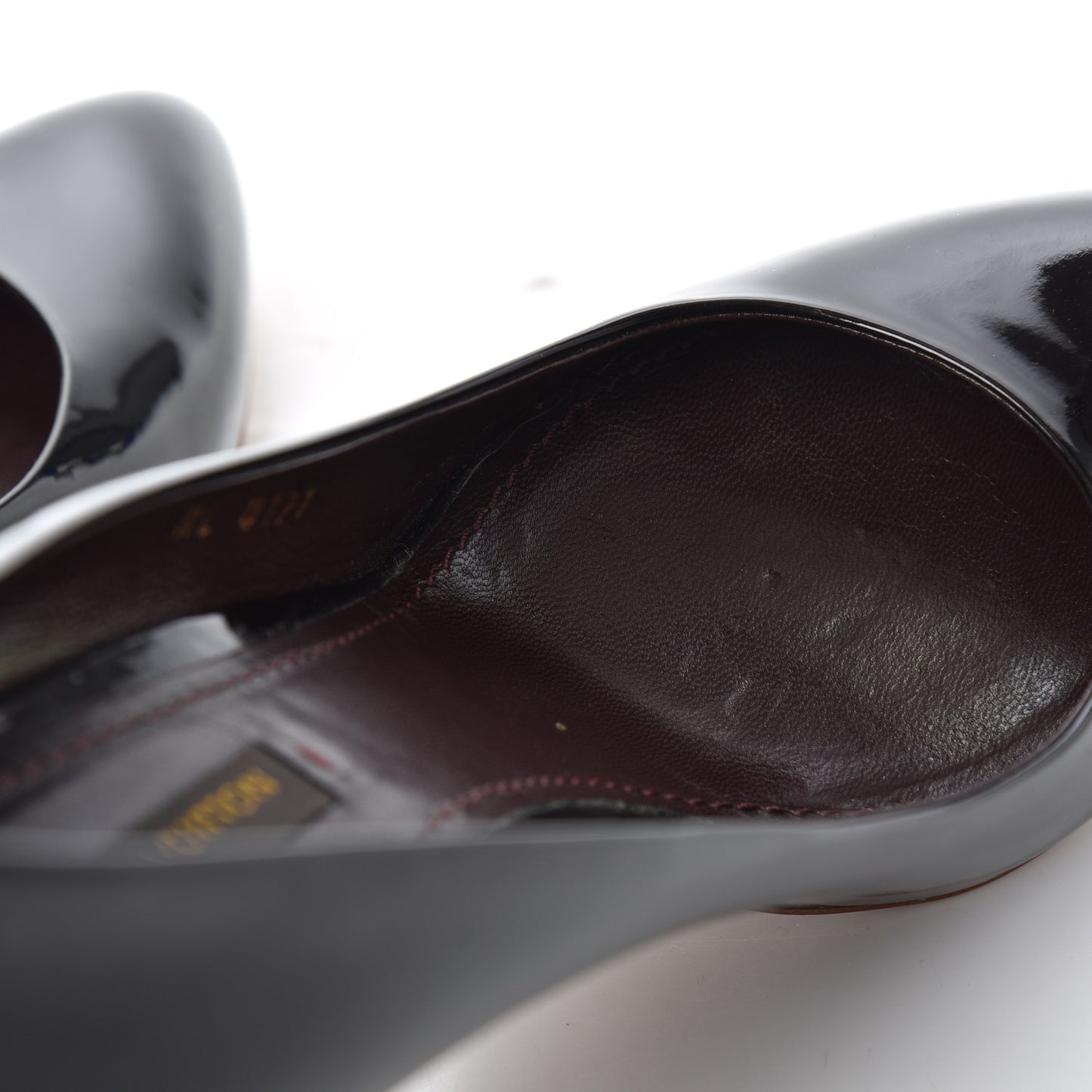 Patent Calfskin Oh Really Pumps 36.5 Amarante
