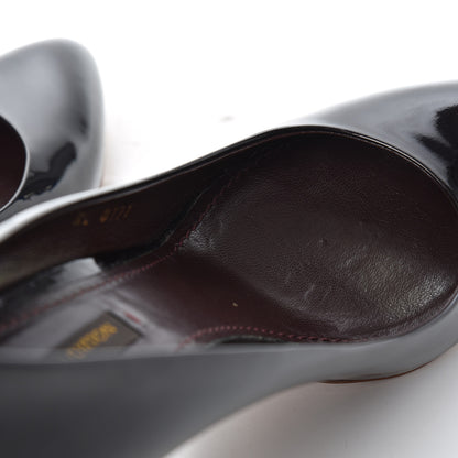 Louis Vuitton Patent Calfskin Oh Really Pumps 36.5 Amarante 11 of 15