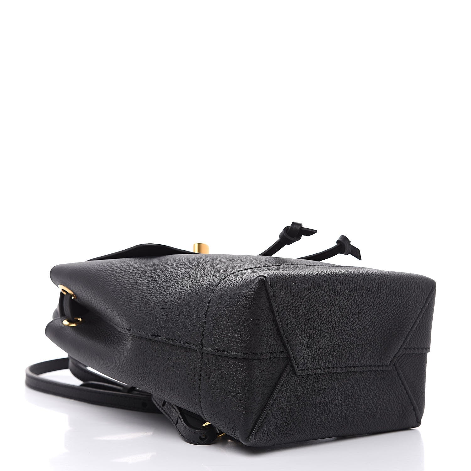 Louis Vuitton Calfskin Lockme Mini Backpack Black 4 of 8