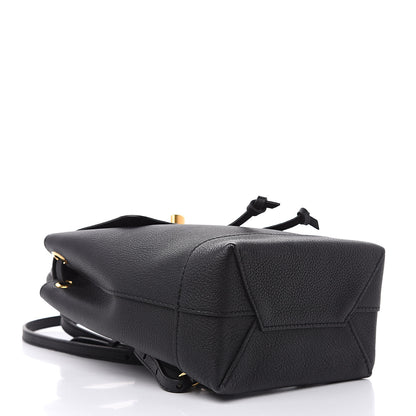 Louis Vuitton Calfskin Lockme Mini Backpack Black 4 of 8