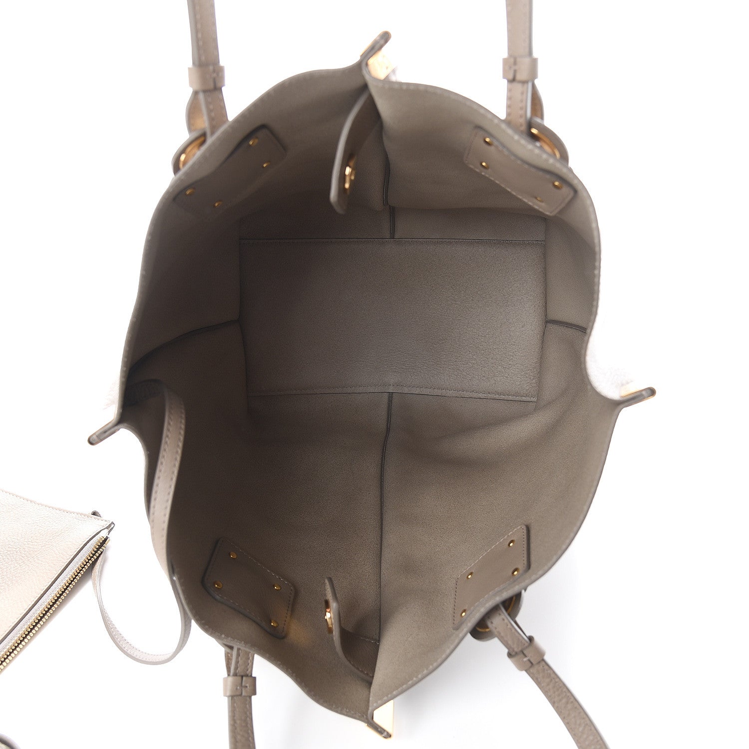 Chloe Smooth Calfskin Medium Vick Tote Motty Grey 4 of 7