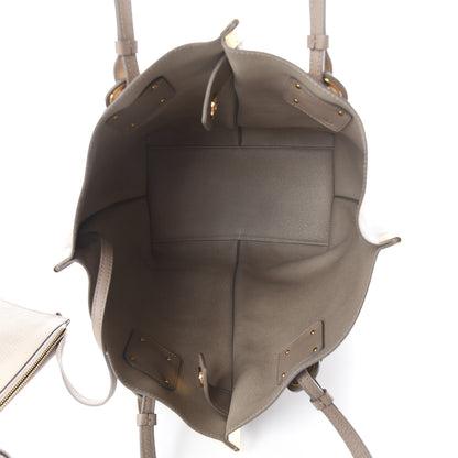 Chloe Smooth Calfskin Medium Vick Tote Motty Grey 4 of 7