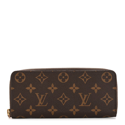 Louis Vuitton Monogram Clemence Wallet Rose Ballerine 1 of 10