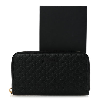 Gucci Microguccissima Zip Around Wallet Black 8 of 8