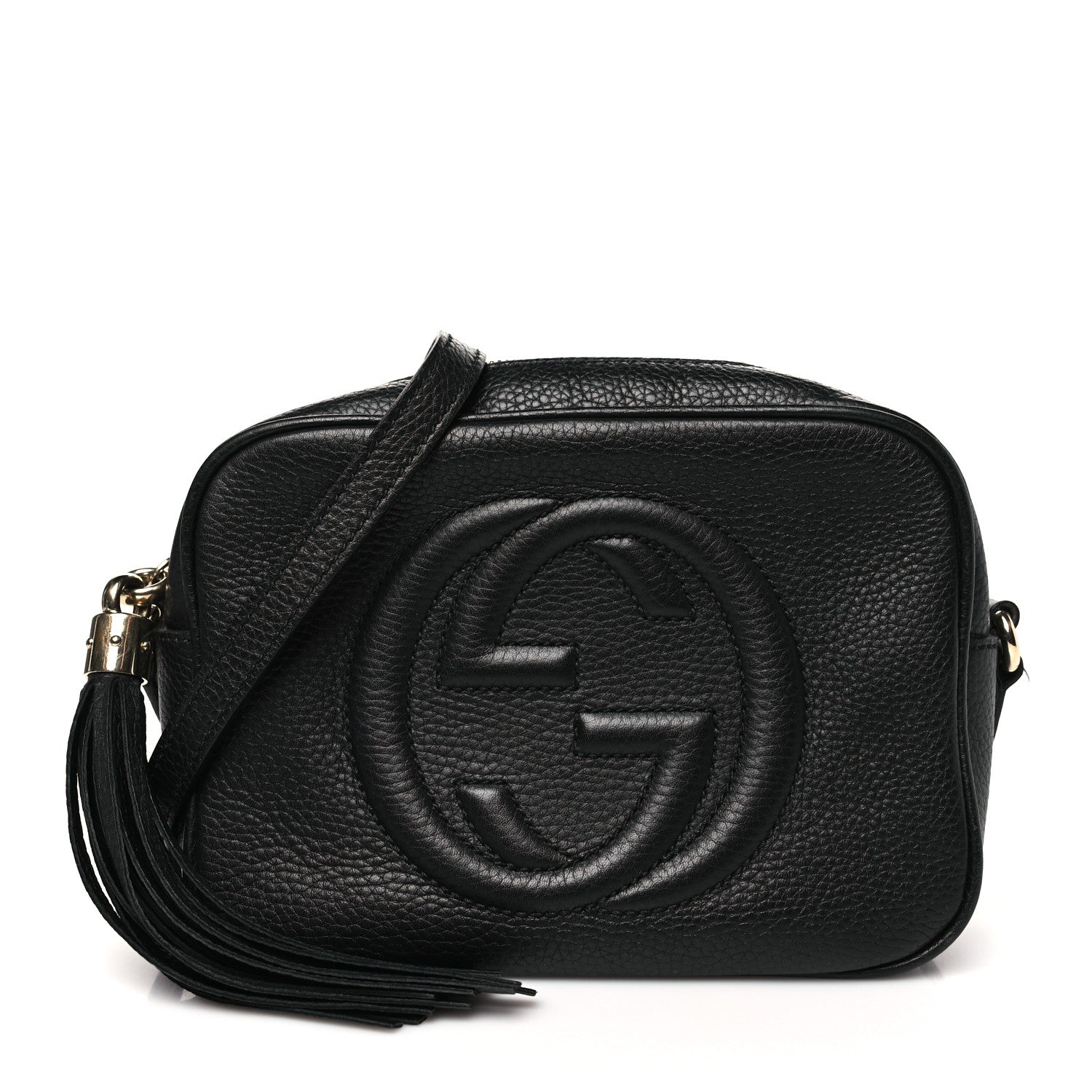 Gucci Pebbled Calfskin Small Soho Disco Bag Black 1 of 12