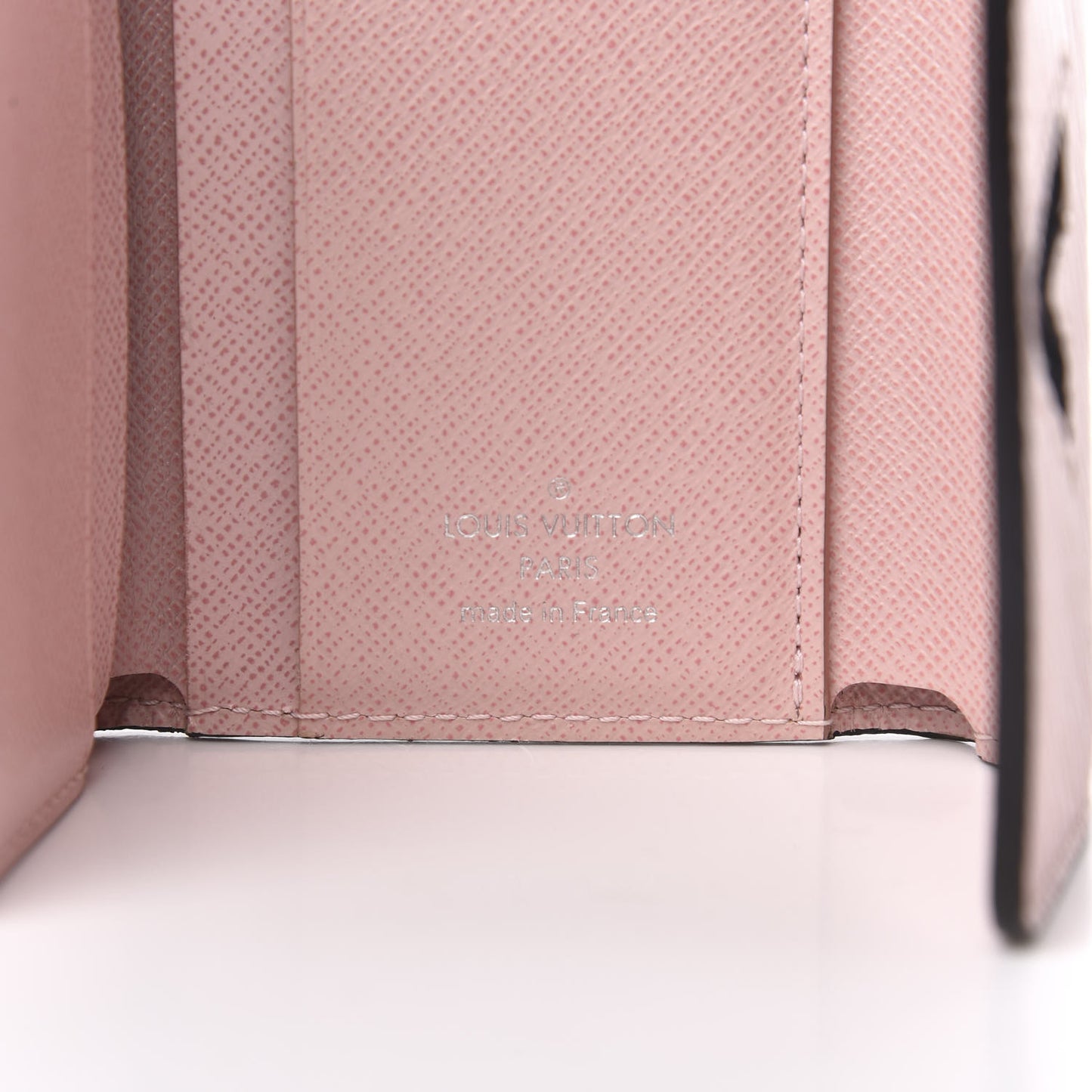 Epi Twist Compact Wallet Rose Ballerine