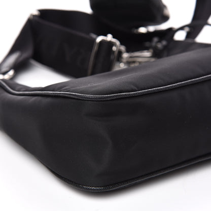 Prada Nylon Re-Edition 2005 Shoulder Bag Black 8 of 9