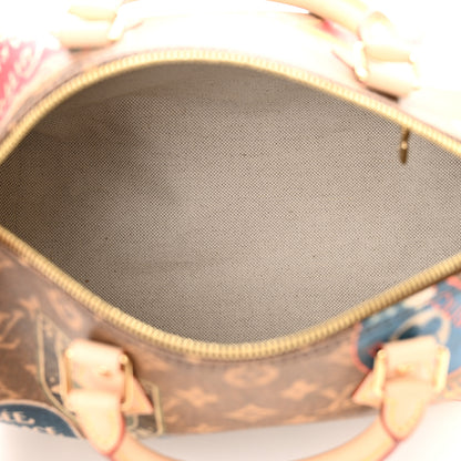 Louis Vuitton Monogram Hotel Labels Speedy Bandouliere 30 5 of 12