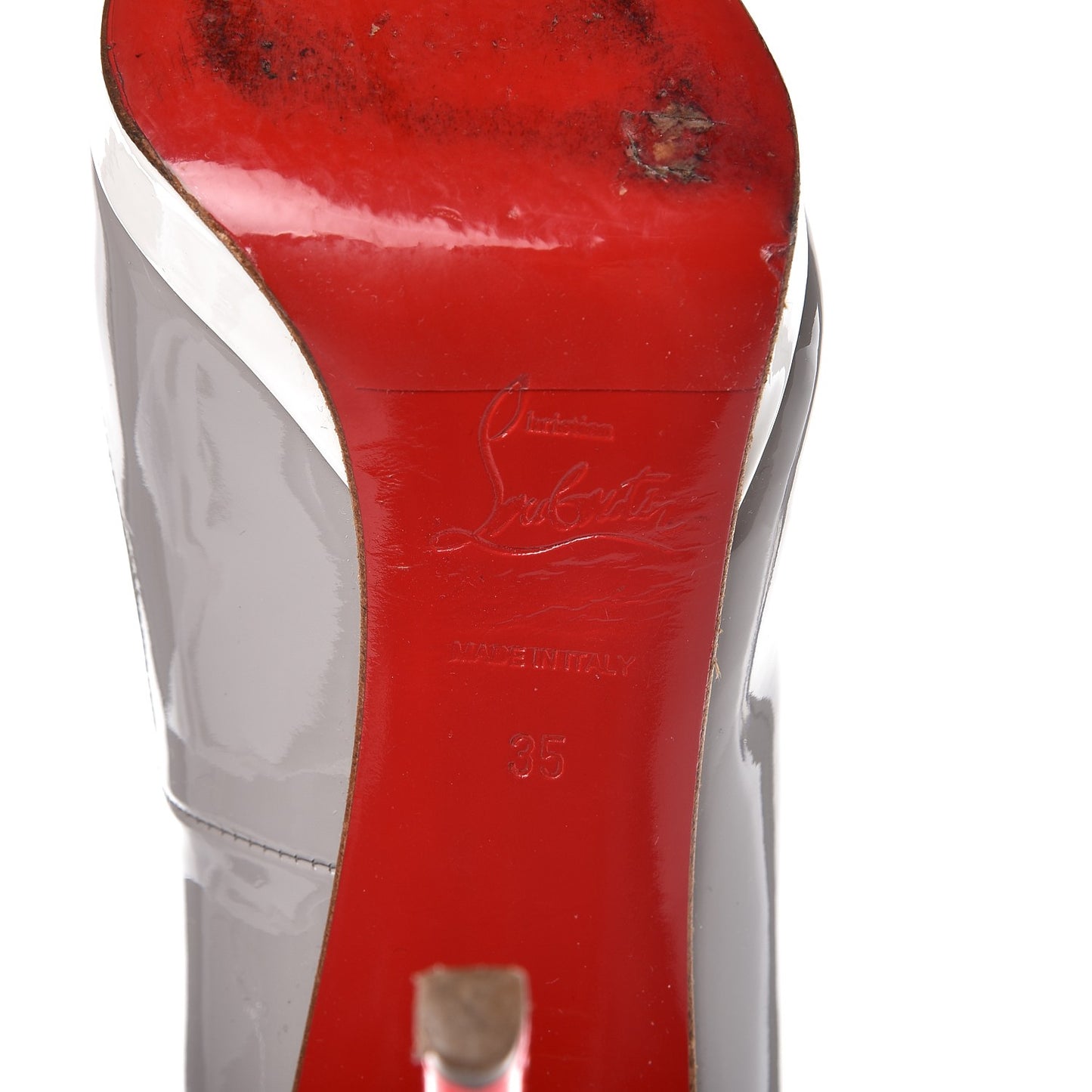 Patent Pigalle Plato 120 Pumps 35 Fluo Souris Craie