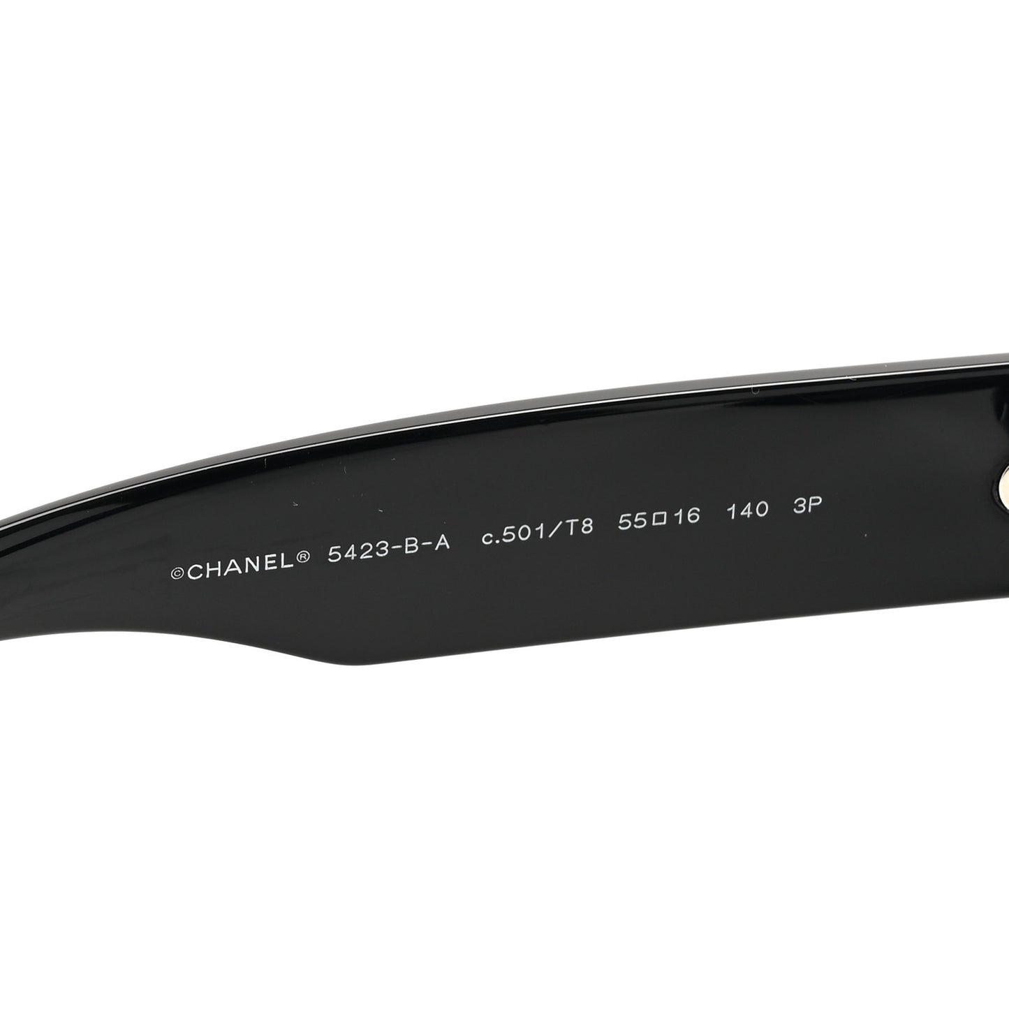 Resin Polarized Sunglasses 5423-B-A Black