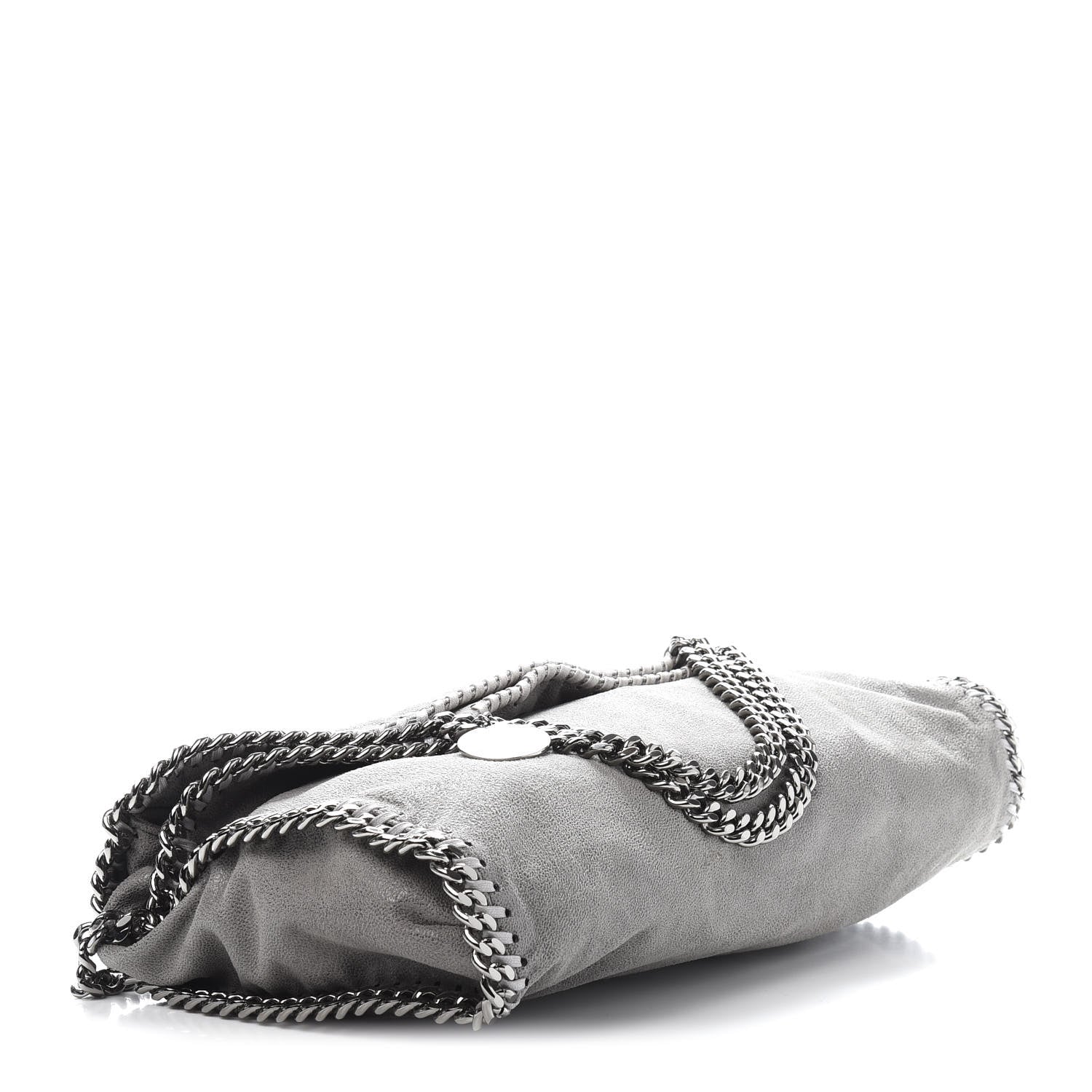 Stella McCartney Shaggy Deer Falabella Fold Over Tote Grey 3 of 11