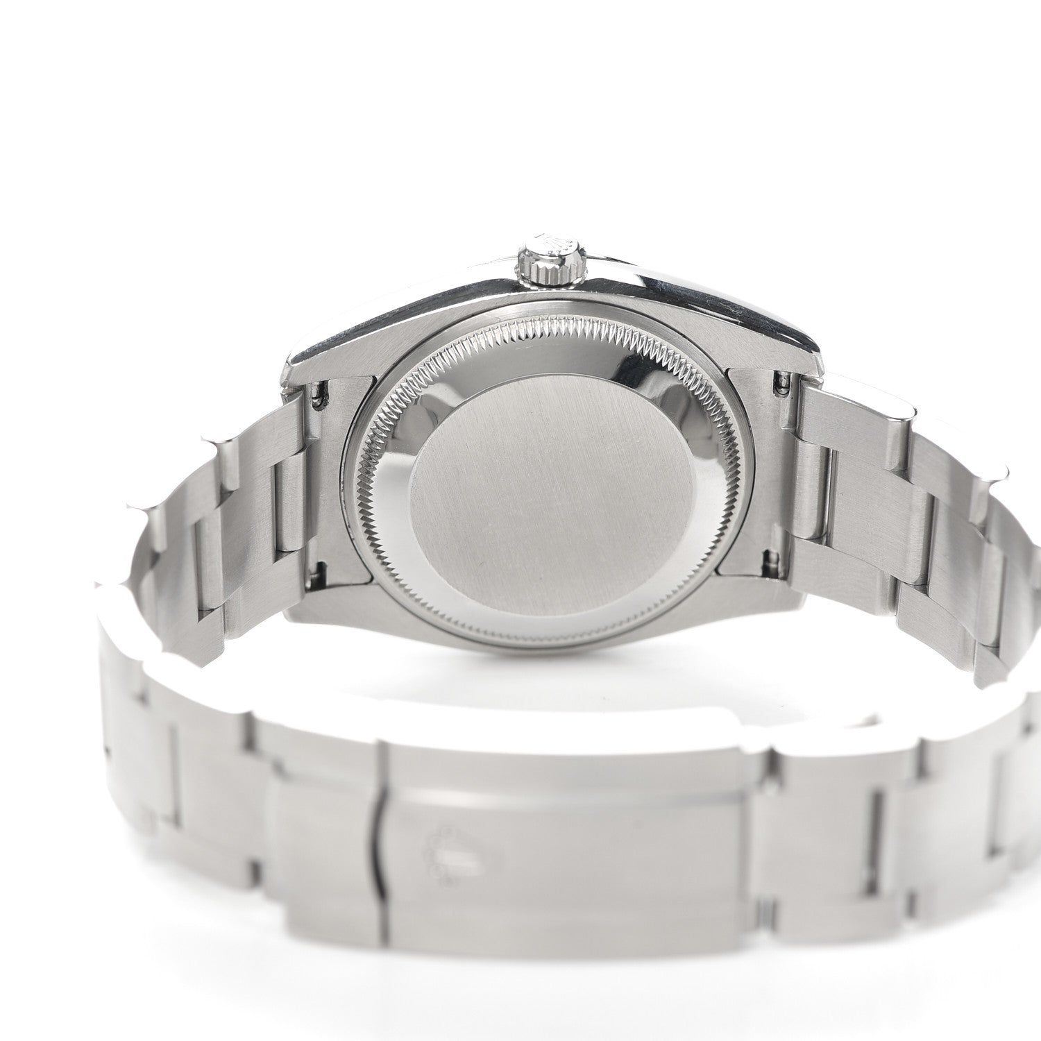 Rolex Stainless Steel 34mm Air-King Oyster Perpetual Watch Concentric Blue 114200 4 of 5