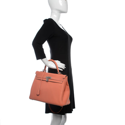 Hermes Taurillon Clemence Kelly Retourne 35 Crevette 2 of 35