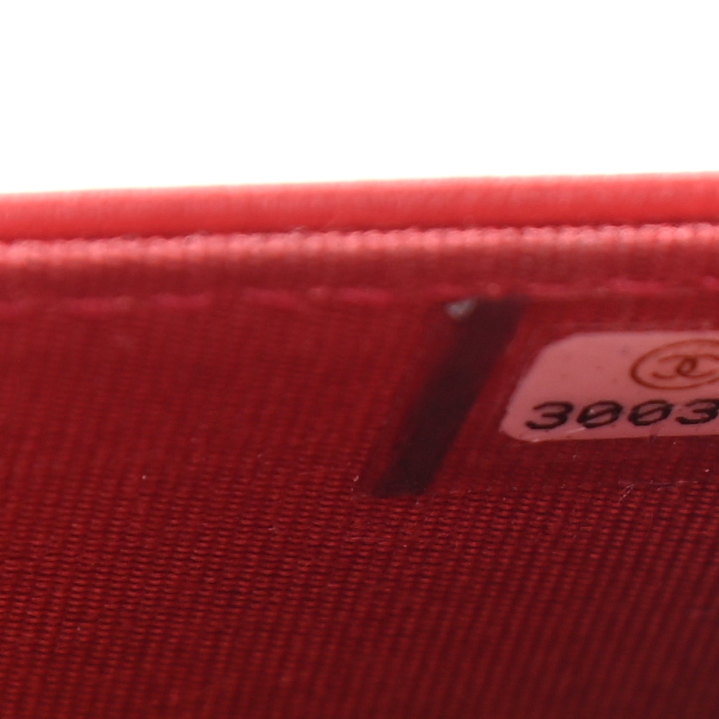 Caviar Quilted Boy Wallet On Chain WOC Red