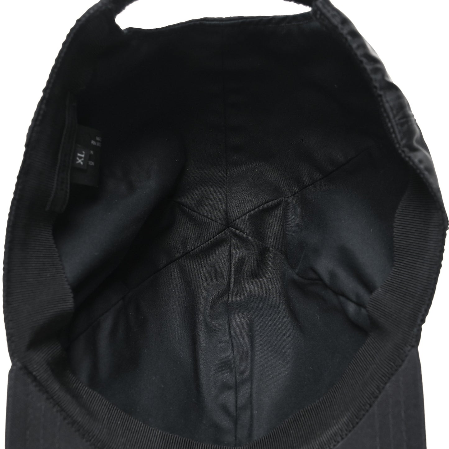 Nylon Baseball Cap XL Black