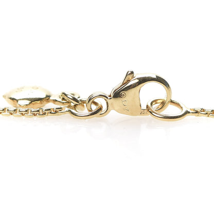 David Yurman 18K Yellow Gold Diamond 16mm Stax Pendant Necklace 5 of 5