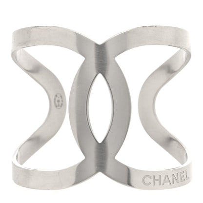 Chanel Metal CC Cuff Silver 1 of 5