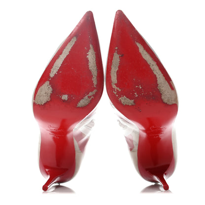 Christian Louboutin PVC Loubi So Kate Booty 100 Ankle Boots 40 Kraft 8 of 20