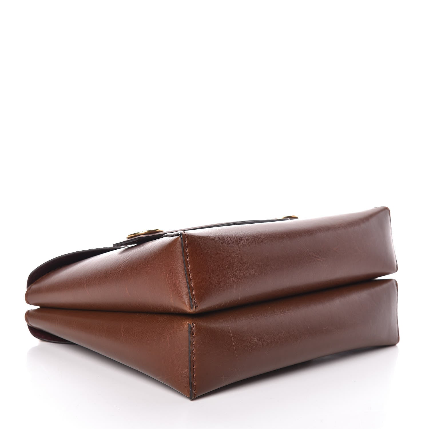 Stella McCartney Eco Alter Nappa Small Popper Shoulder Bag Cognac 4 of 10