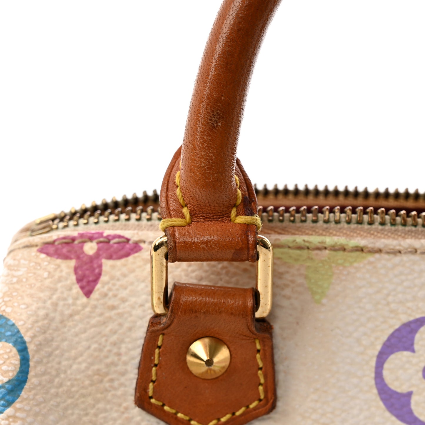 Monogram Multicolor Mini Sac HL Speedy White