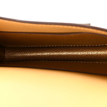 Hermes Metallic Chevre Chamkilight Constance Slim Wallet Dore 6 of 10