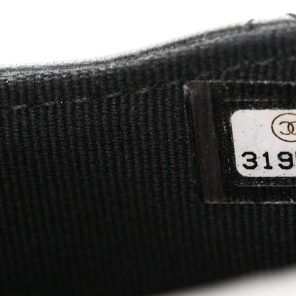 Chanel Lambskin Quilted Pearl Chain Belt Bag Black 8 of 11