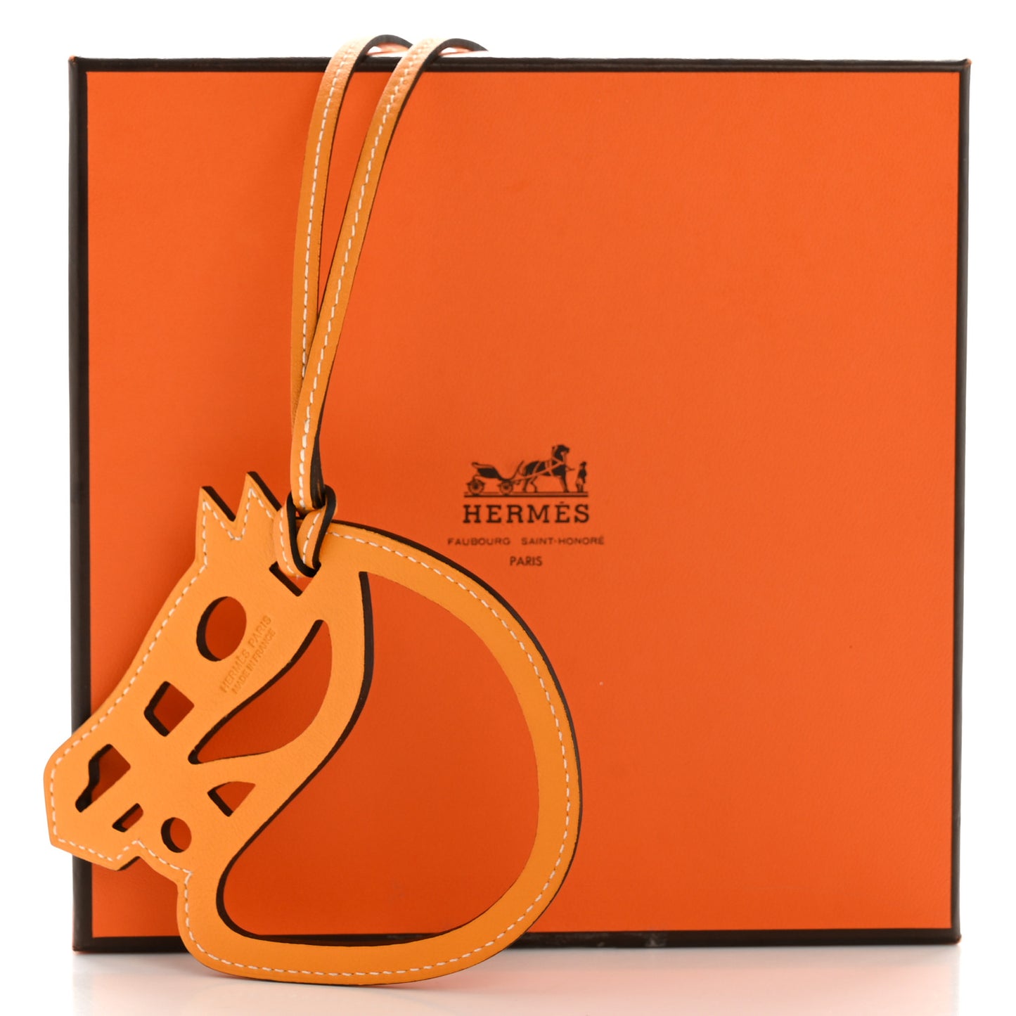 Swift Paddock Cheval Horse Bag Charm Jaune D'or