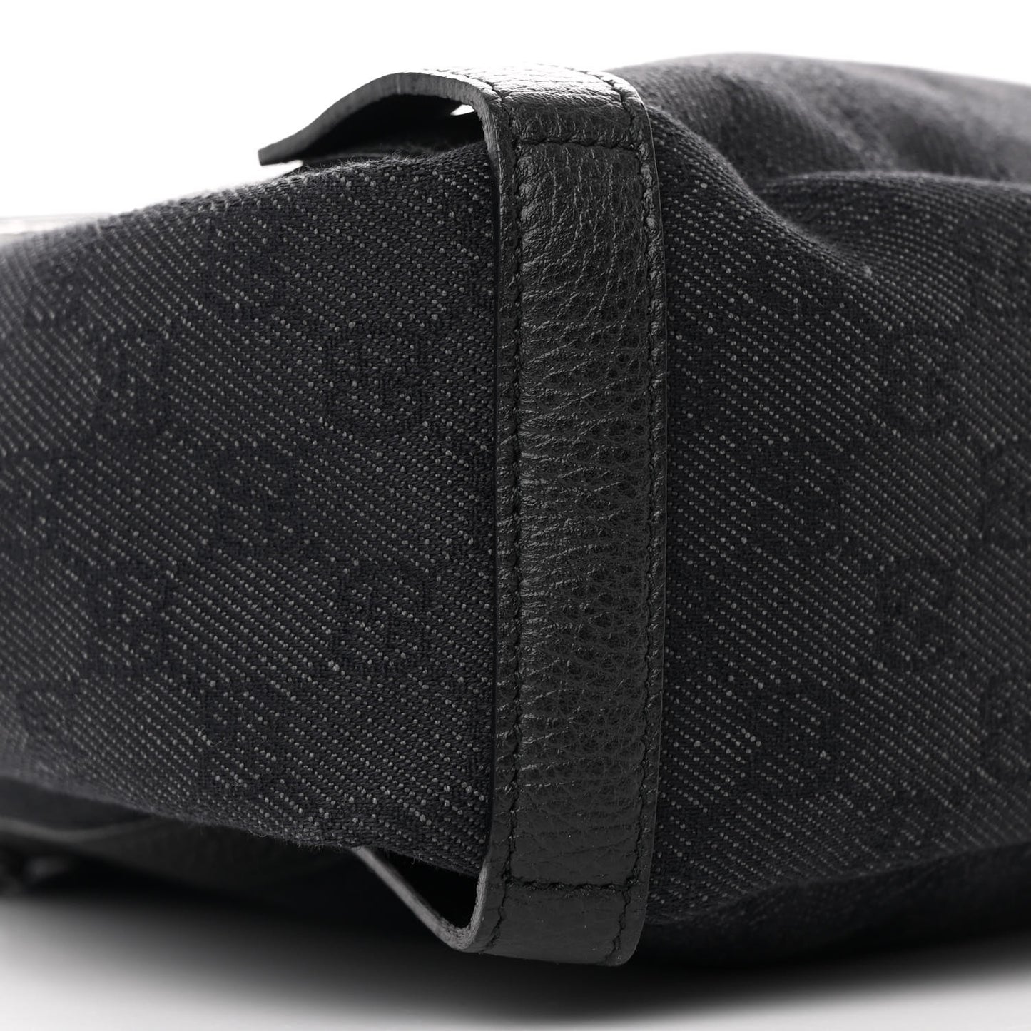 Monogram Medium Abbey Shoulder Bag Black