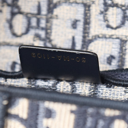 Christian Dior Oblique Saddle Bag Blue 7 of 10