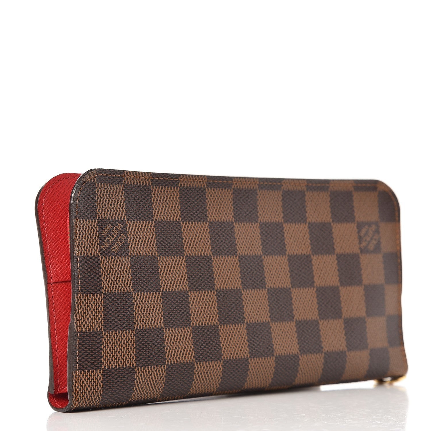 Louis Vuitton Damier Ebene Insolite Wallet Rouge 3 of 11