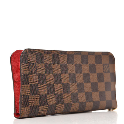 Louis Vuitton Damier Ebene Insolite Wallet Rouge 3 of 11