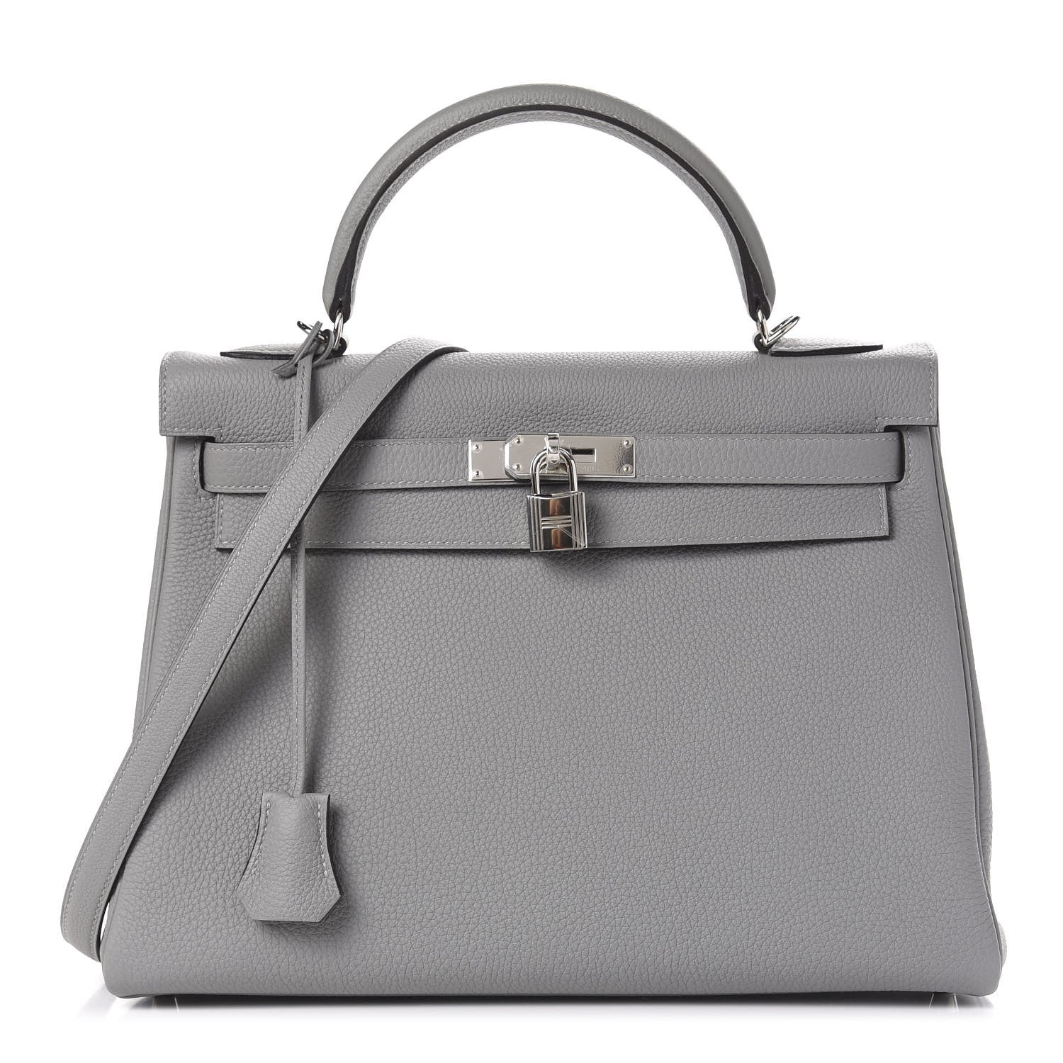 Hermes Togo Kelly Retourne 32 Gris Mouette 1 of 12