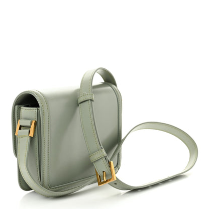 Saint Laurent Smooth Calfskin Small Solferino Satchel Acqua 3 of 12