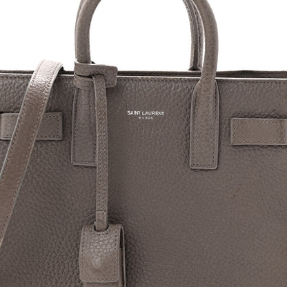 Saint Laurent Grained Calfskin Baby Sac De Jour Fog 7 of 11