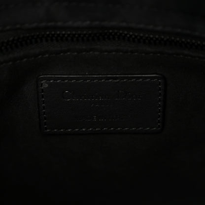 Christian Dior Ultra Matte Calfskin Cannage Medium Lady Dior Black 6 of 9