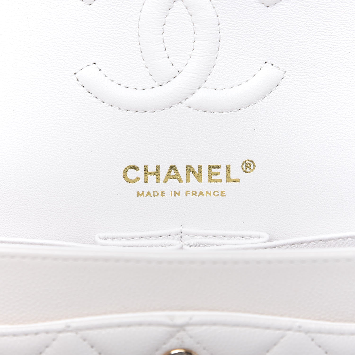 Chanel Caviar Quilted Small Double Flap White 8 of 11