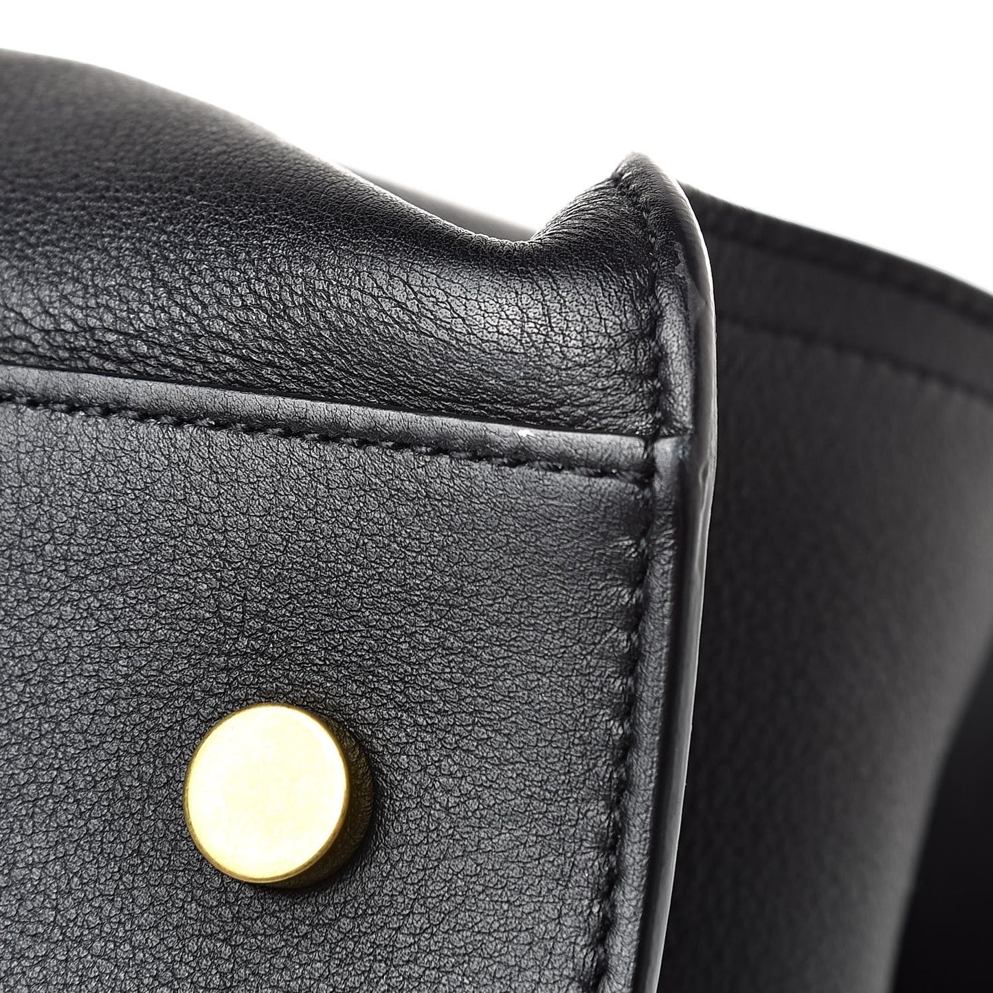 Calfskin Small Monogram Cabas Black