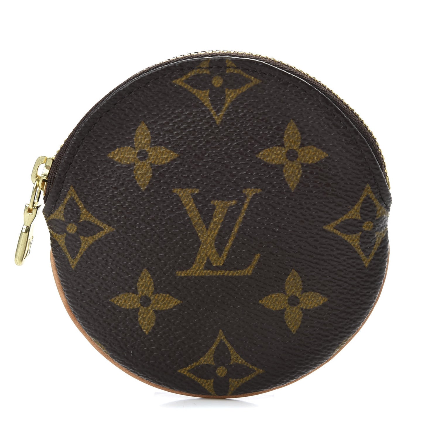 Monogram Round Coin Purse