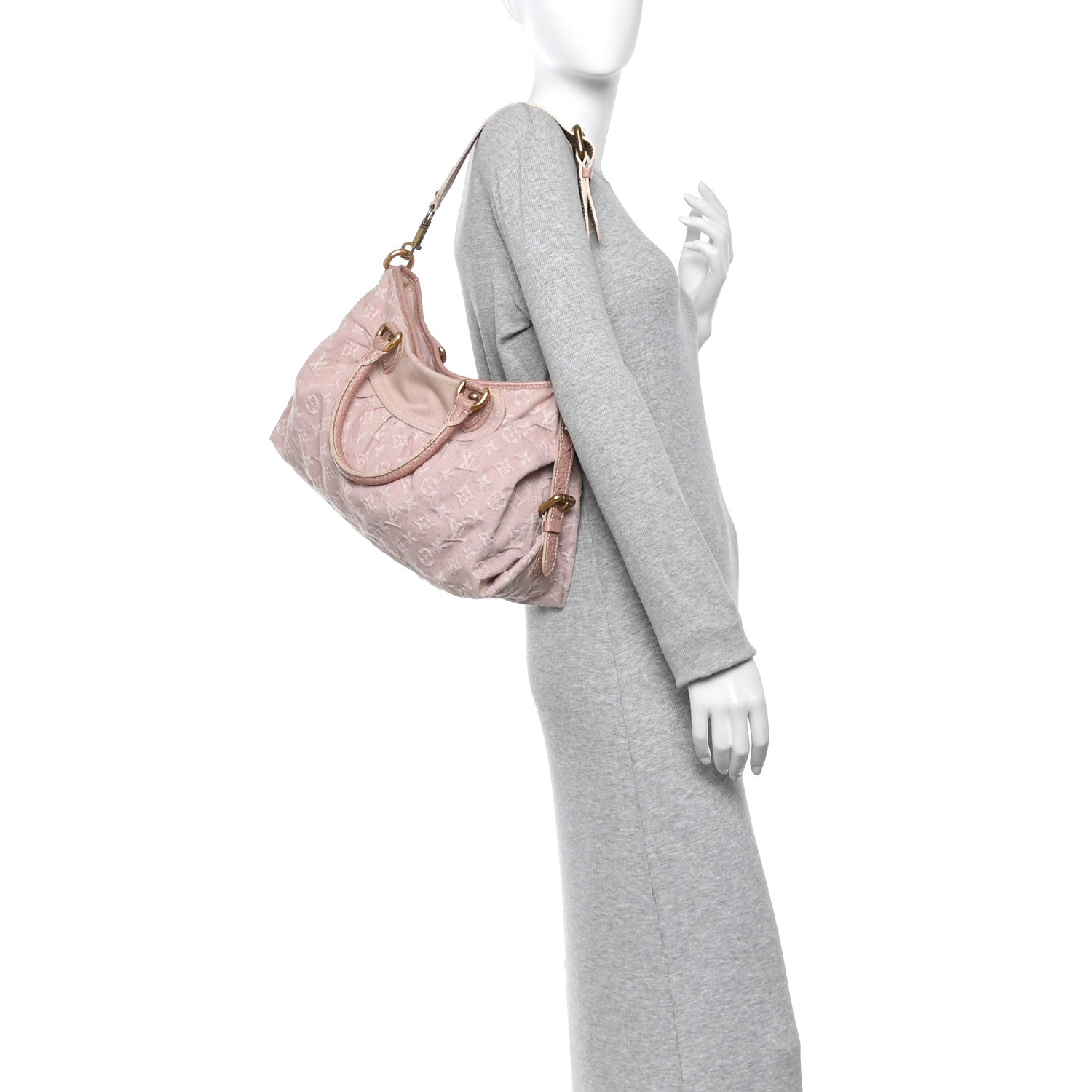 Louis Vuitton Denim Neo Cabby MM Rose 2 of 12