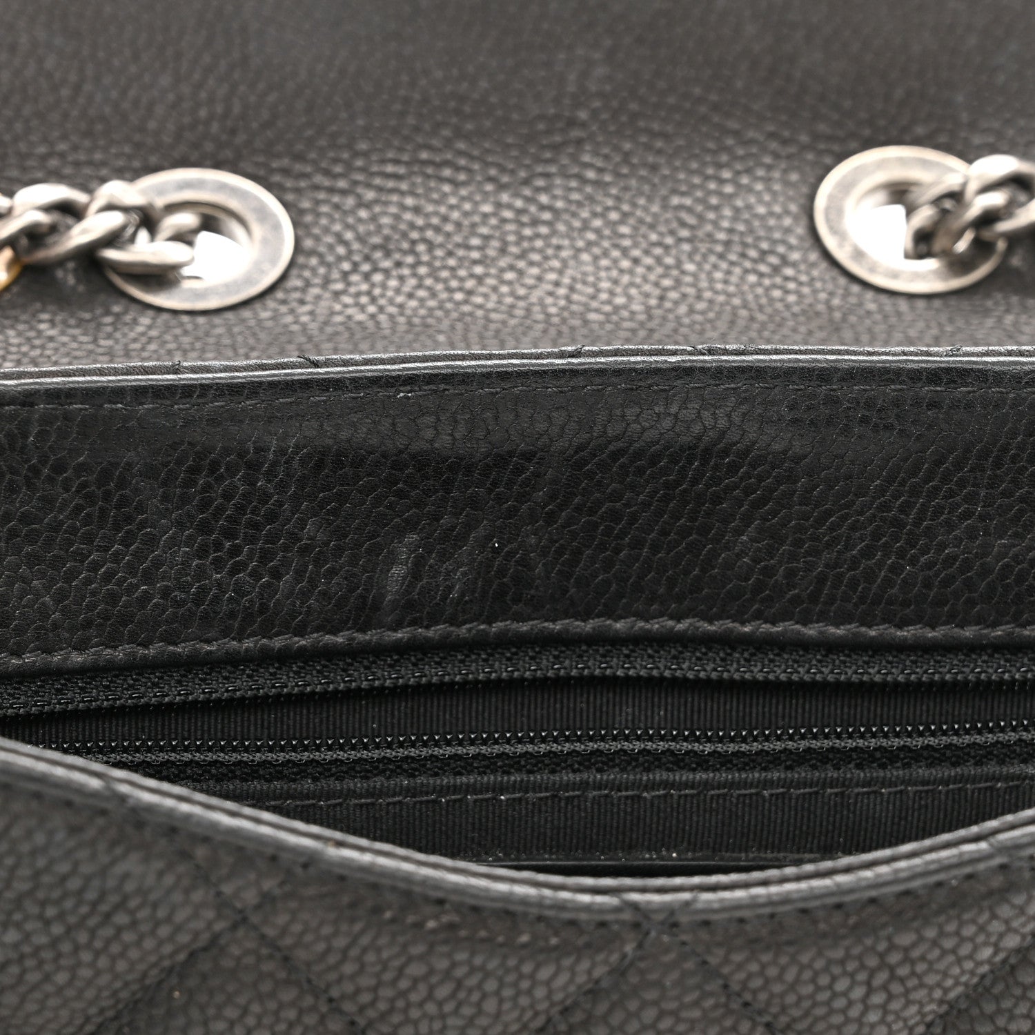 Chanel Calfskin Quilted Small Casual Pocket Messenger Flap Black 10 of 10