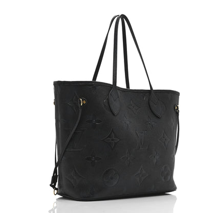 Louis Vuitton Empreinte Monogram Giant Neverfull MM Black 3 of 9