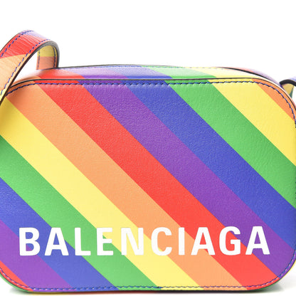 Balenciaga Smooth Calfskin Rainbow Logo XS Ville Camera Bag Multicolor 10 of 10