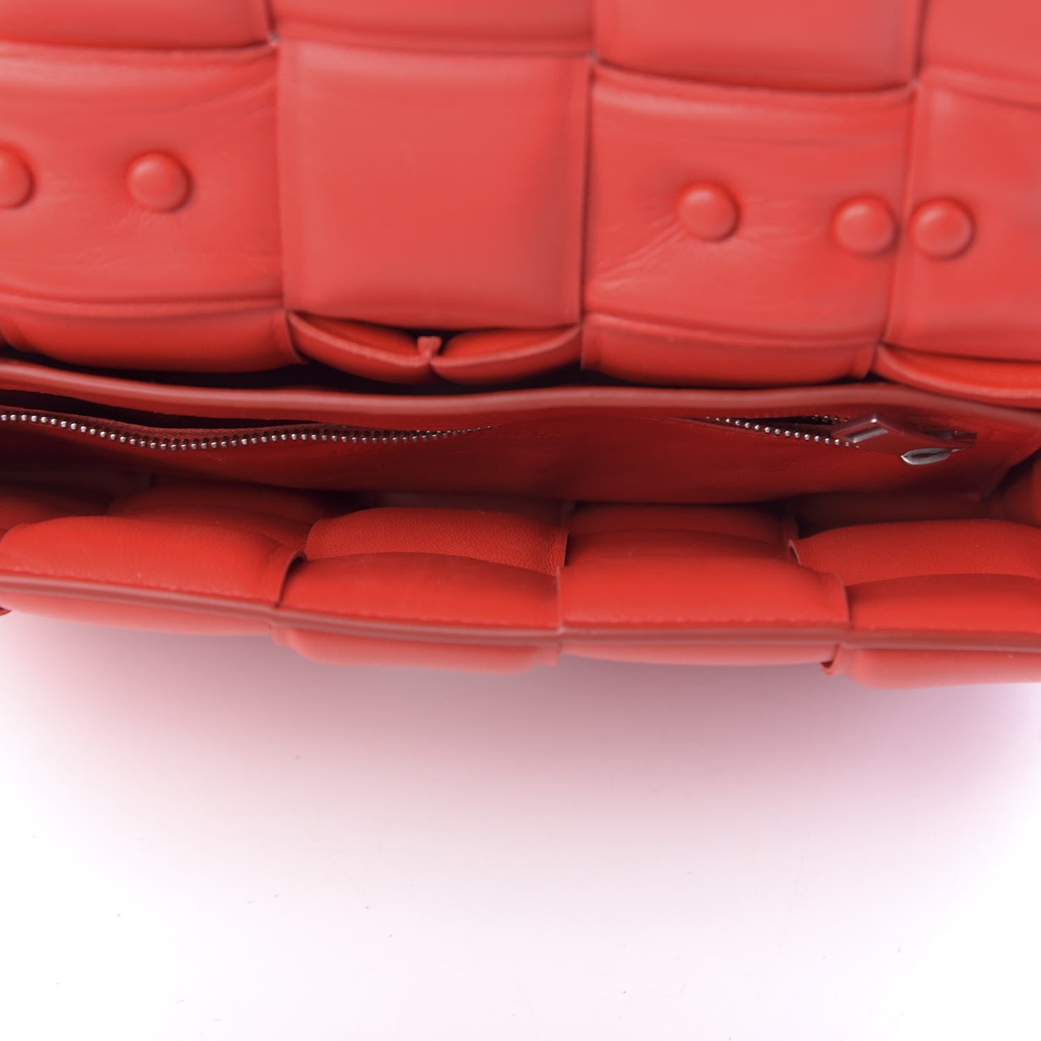 Bottega Veneta Lambskin Maxi Intreccio Padded Chain Cassette Crossbody Bag Nail Polish 5 of 12