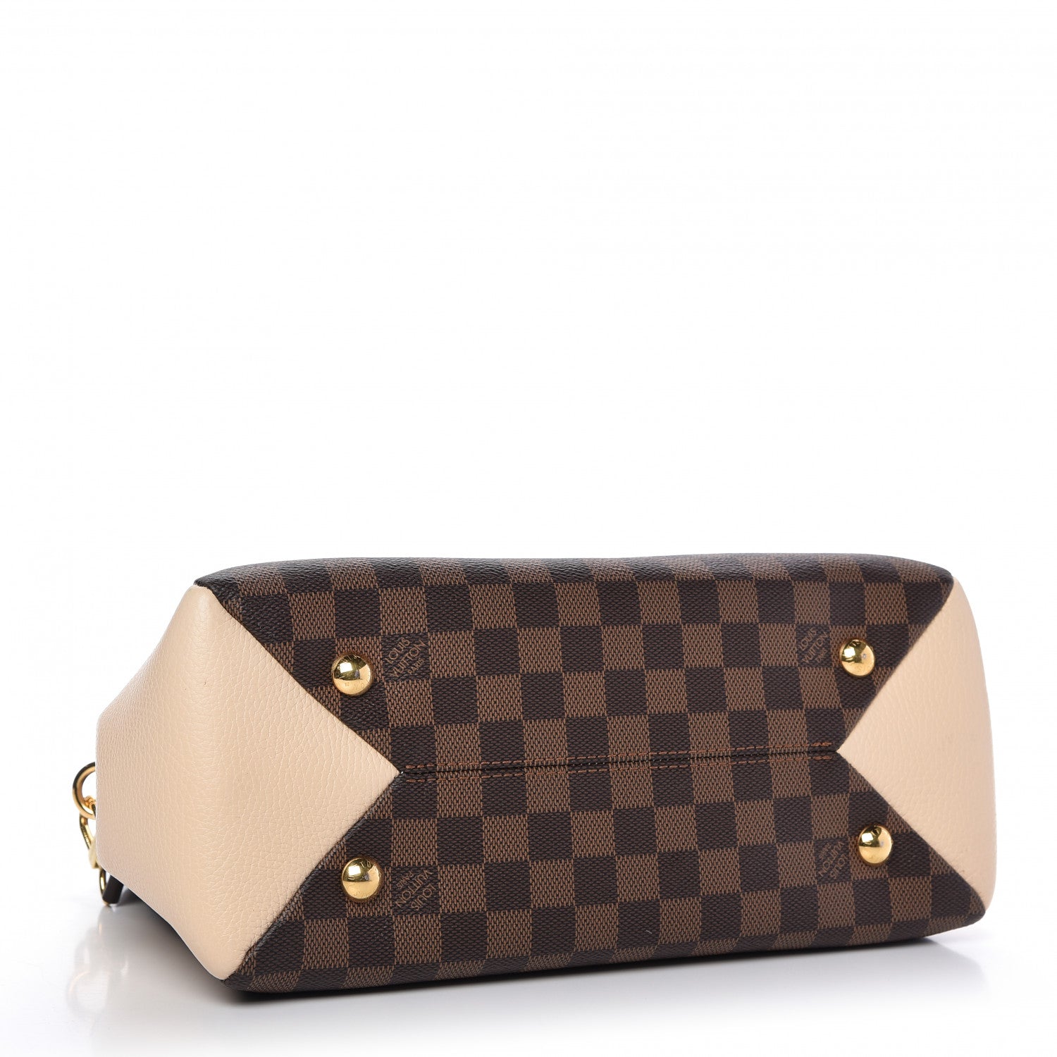 Louis Vuitton Damier Ebene Cuir Taurillon Brittany Creme 4 of 9