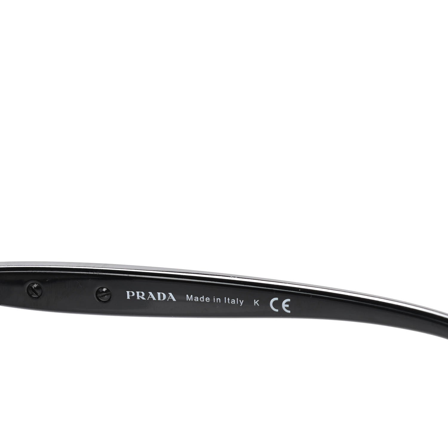 Prada Square Sunglasses SPR 08O Black 10 of 15