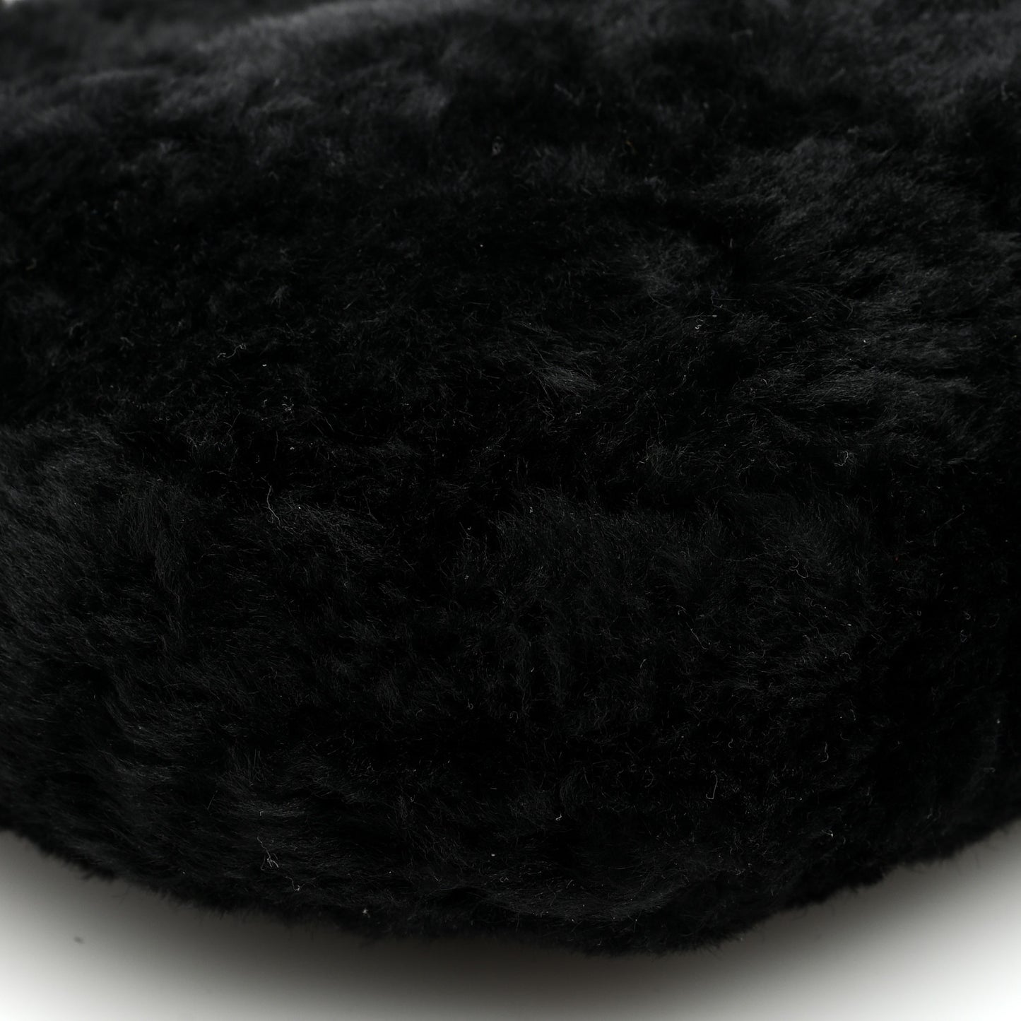 Shearling Small Jackie 1961 Shoulder Bag Black